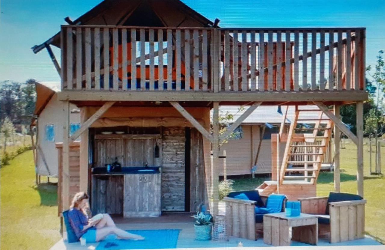 Tente Cabane Du Camping Hautoreille Bannes  المظهر الخارجي الصورة